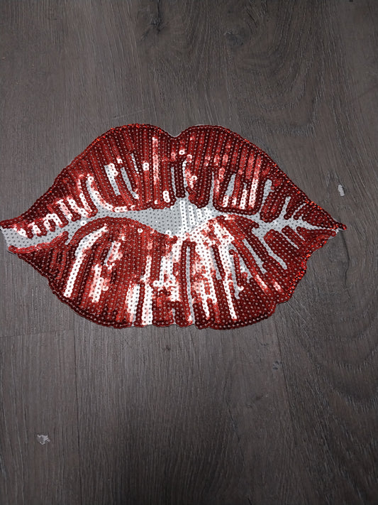 Lips - Sequin Patch