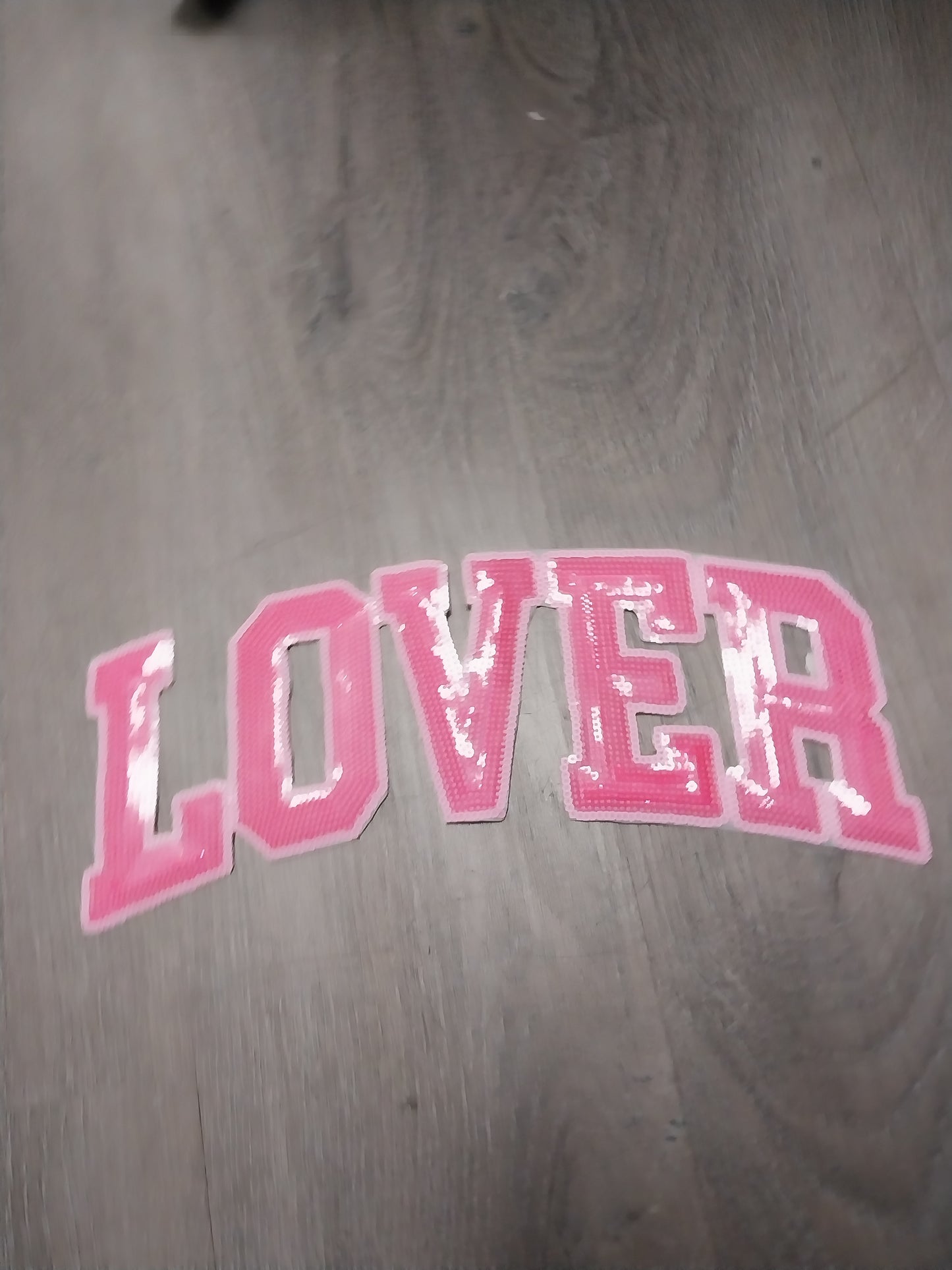 LOVER - Sequin Patch