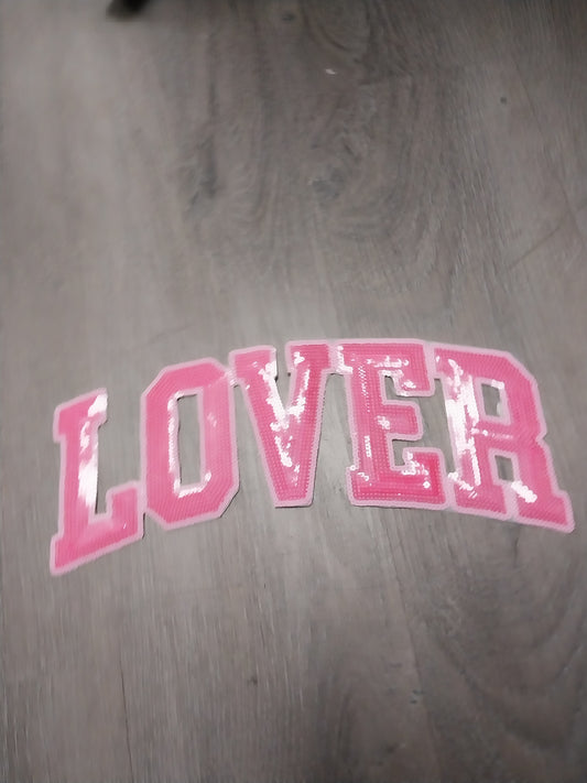 LOVER - Sequin Patch