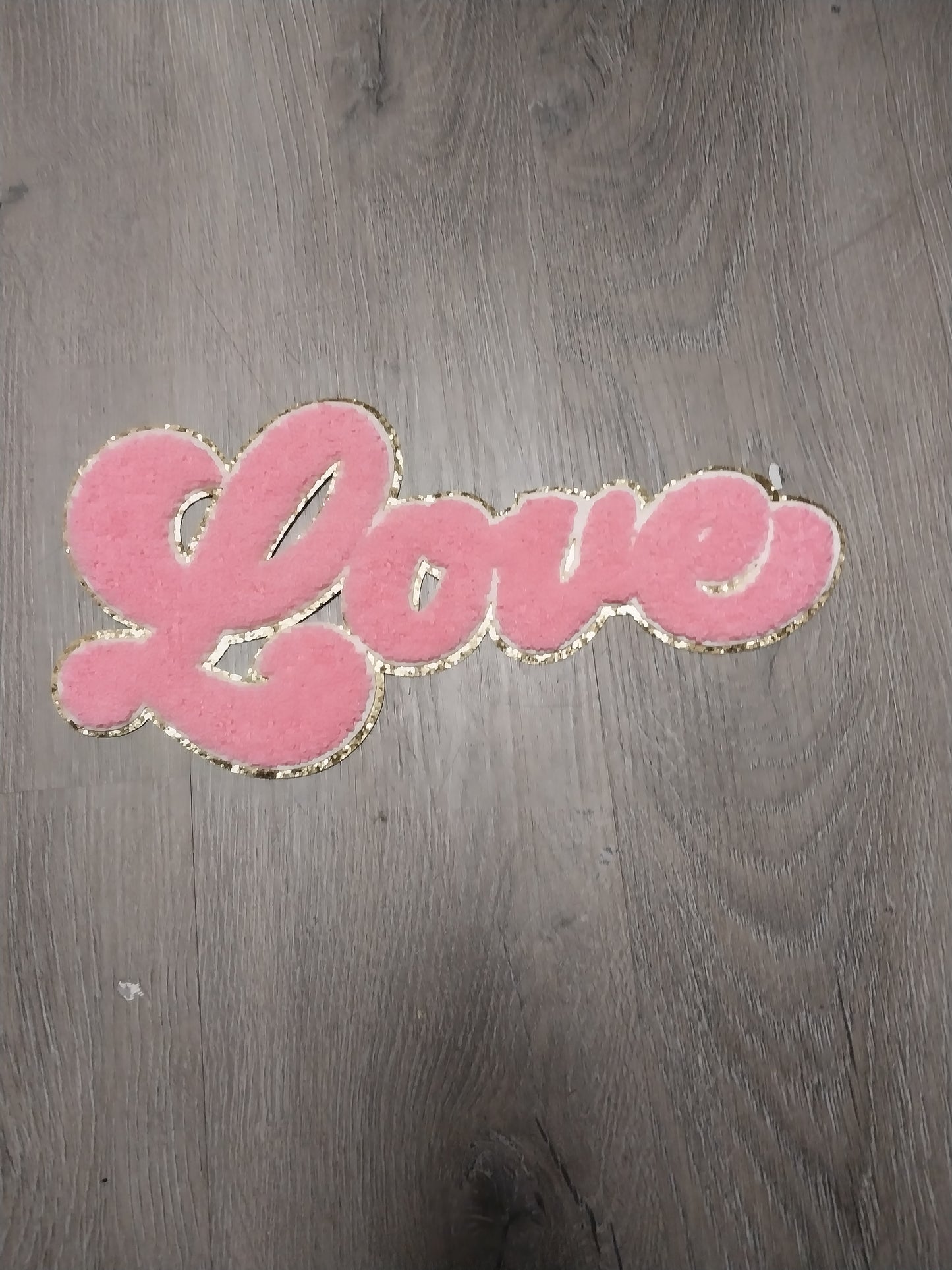 Love -  Chenille Patch
