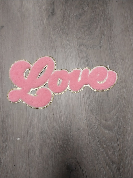 Love -  Chenille Patch