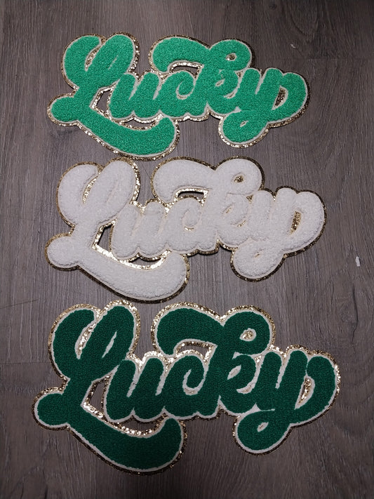 Lucky Chenille Patch