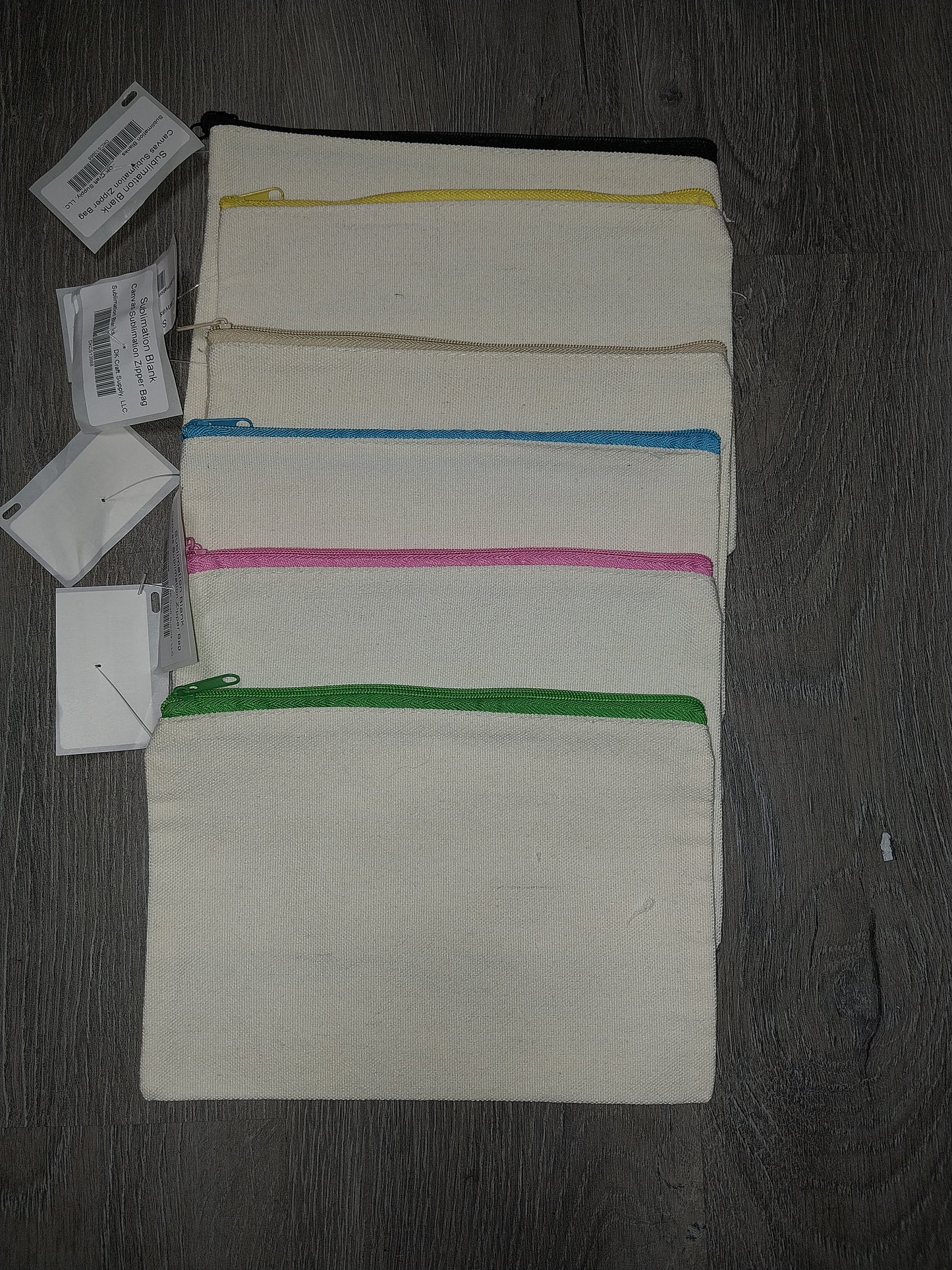 Sublimation Canvas Zipper Bag