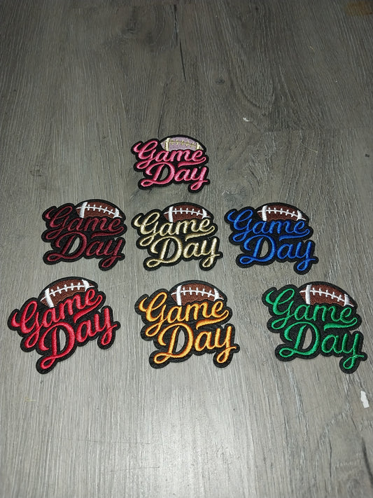 Game Day Football 🏈 Embroidered  Patch