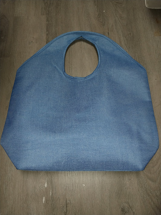 Burlap Beach Bag