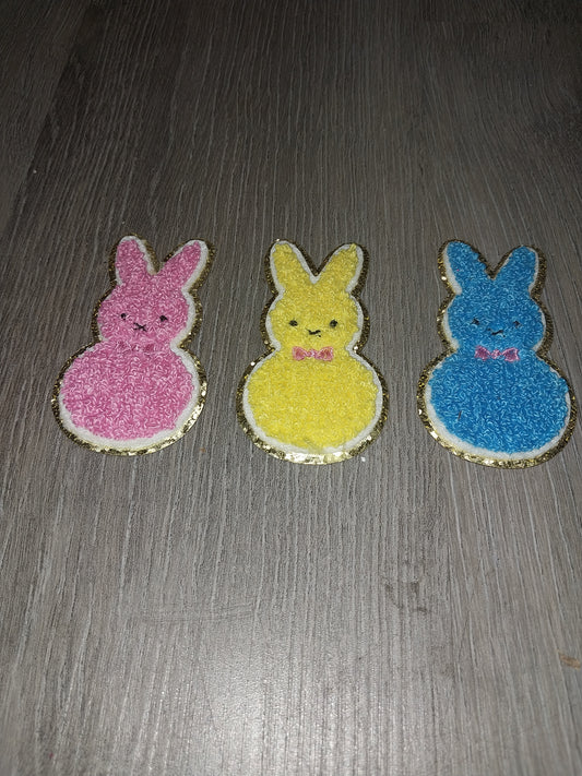 Bunny's Chenille Patch 3pc Set