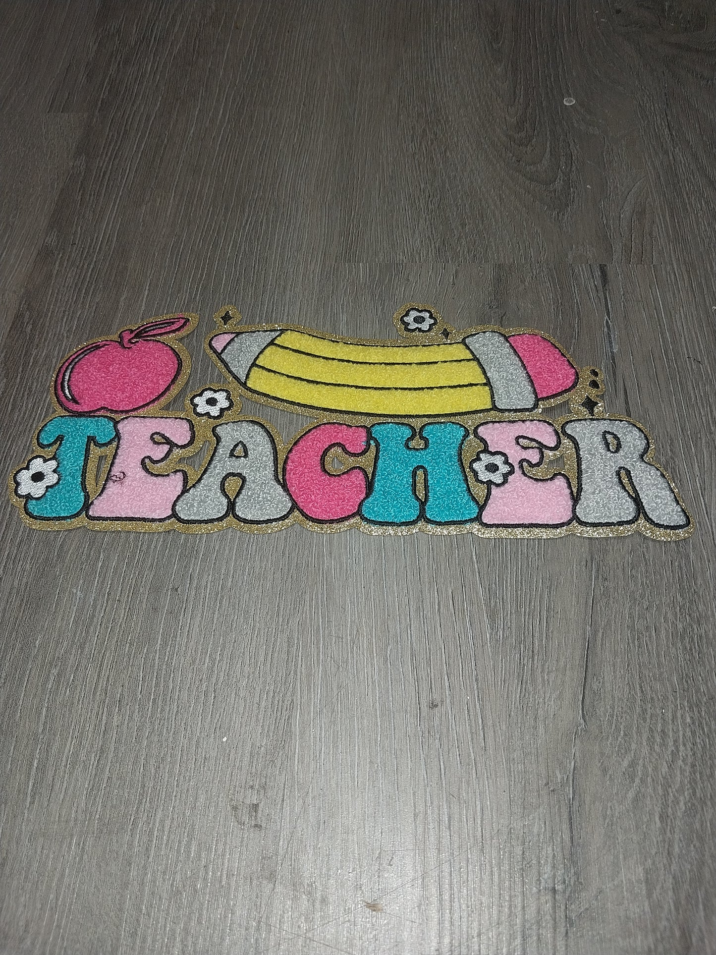 Teacher Chenille Patch