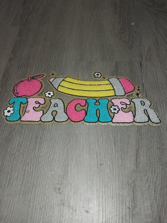 Teacher Chenille Patch