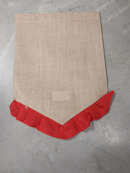 Burlap Garden Flag