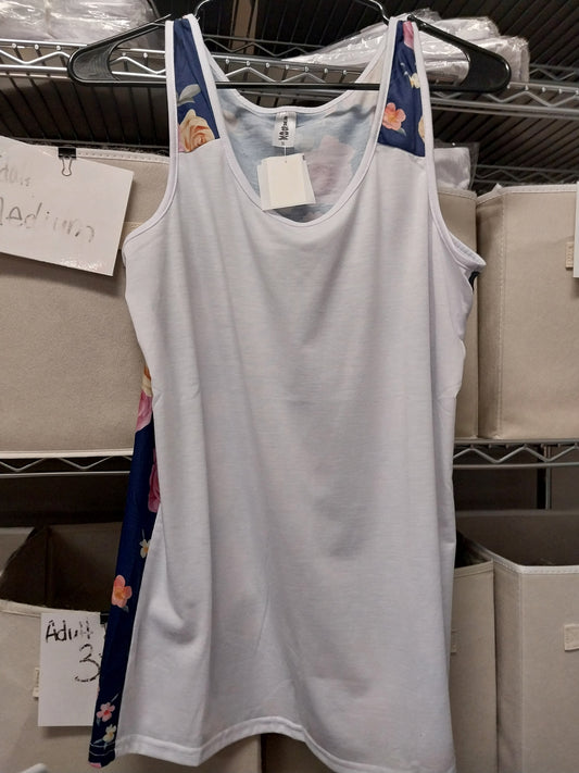 Sublimation Floral Tank