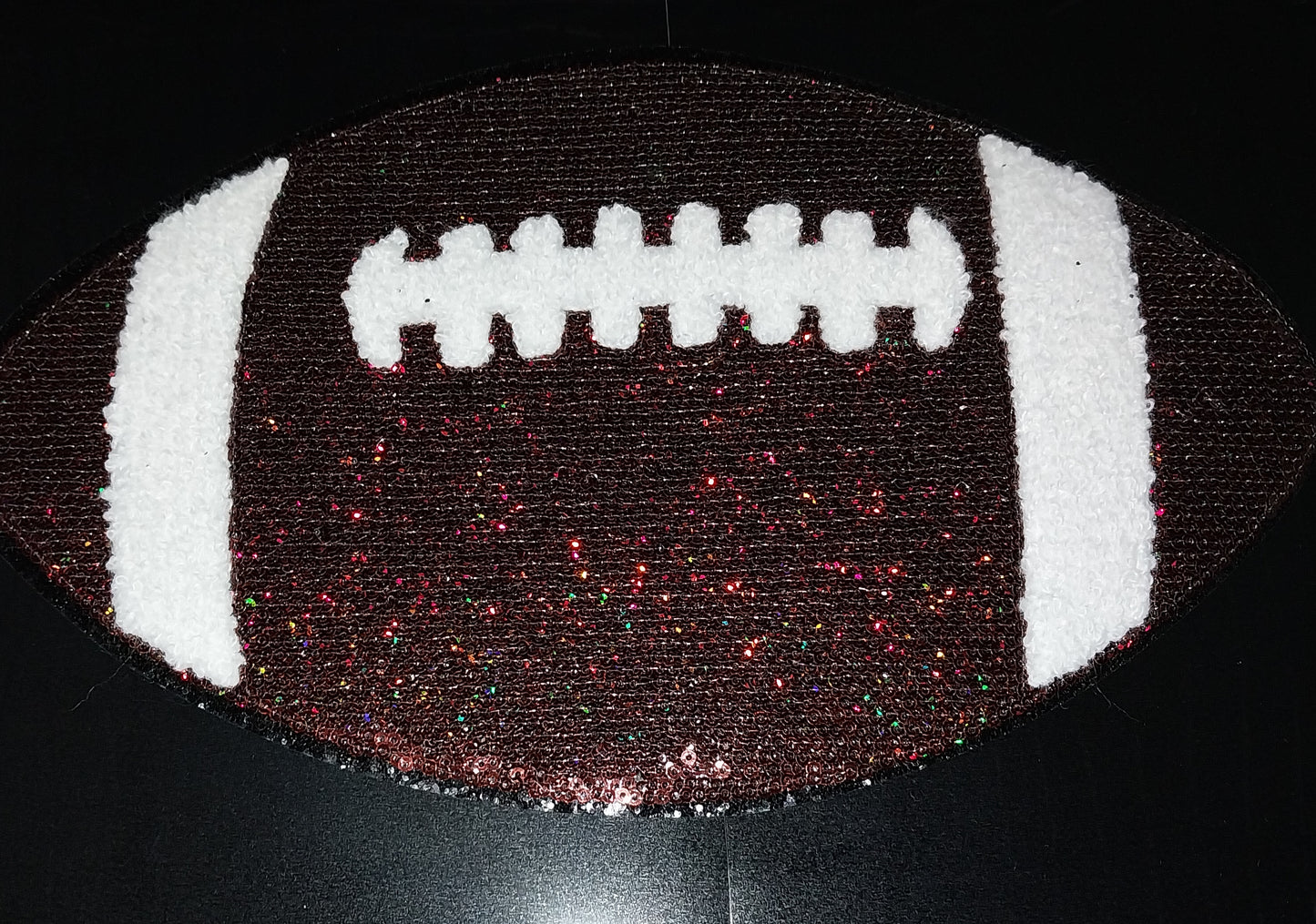 Football Sequin Patch