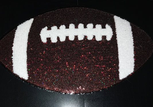 Football Sequin Patch