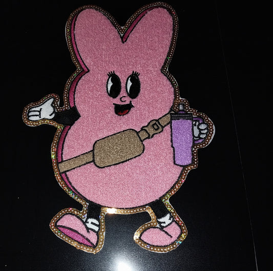 Walking Bougee Peep Chenille Patch