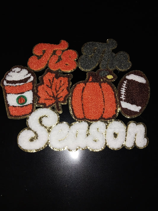 Tis The Season Fall Chenille Patch