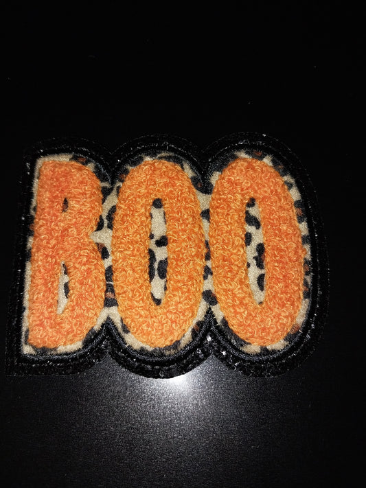 Boo (Leopard) Chenille Patch