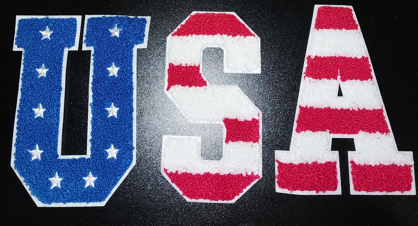 USA Chenille Patch