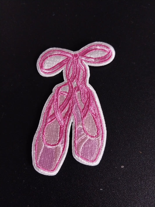 Embroidered Patch - Ballet Slippers