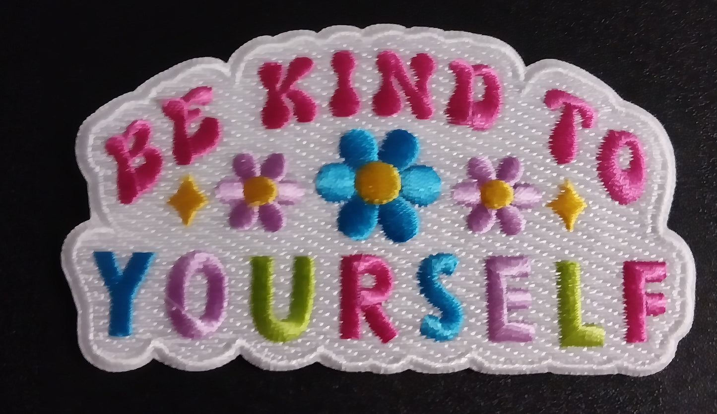 Embroidered Patch - Positivity Quote