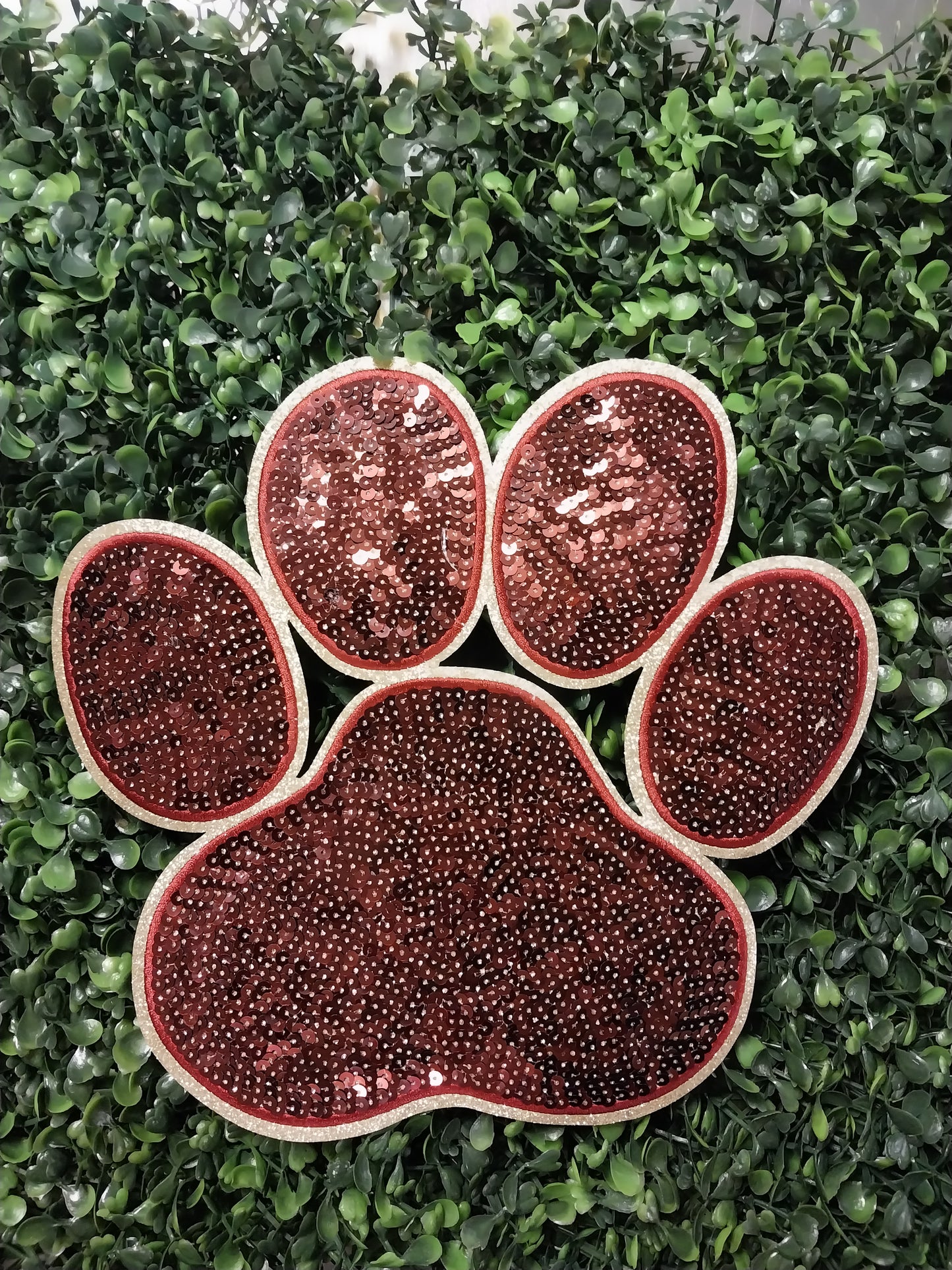 Paw  Sequin Patch