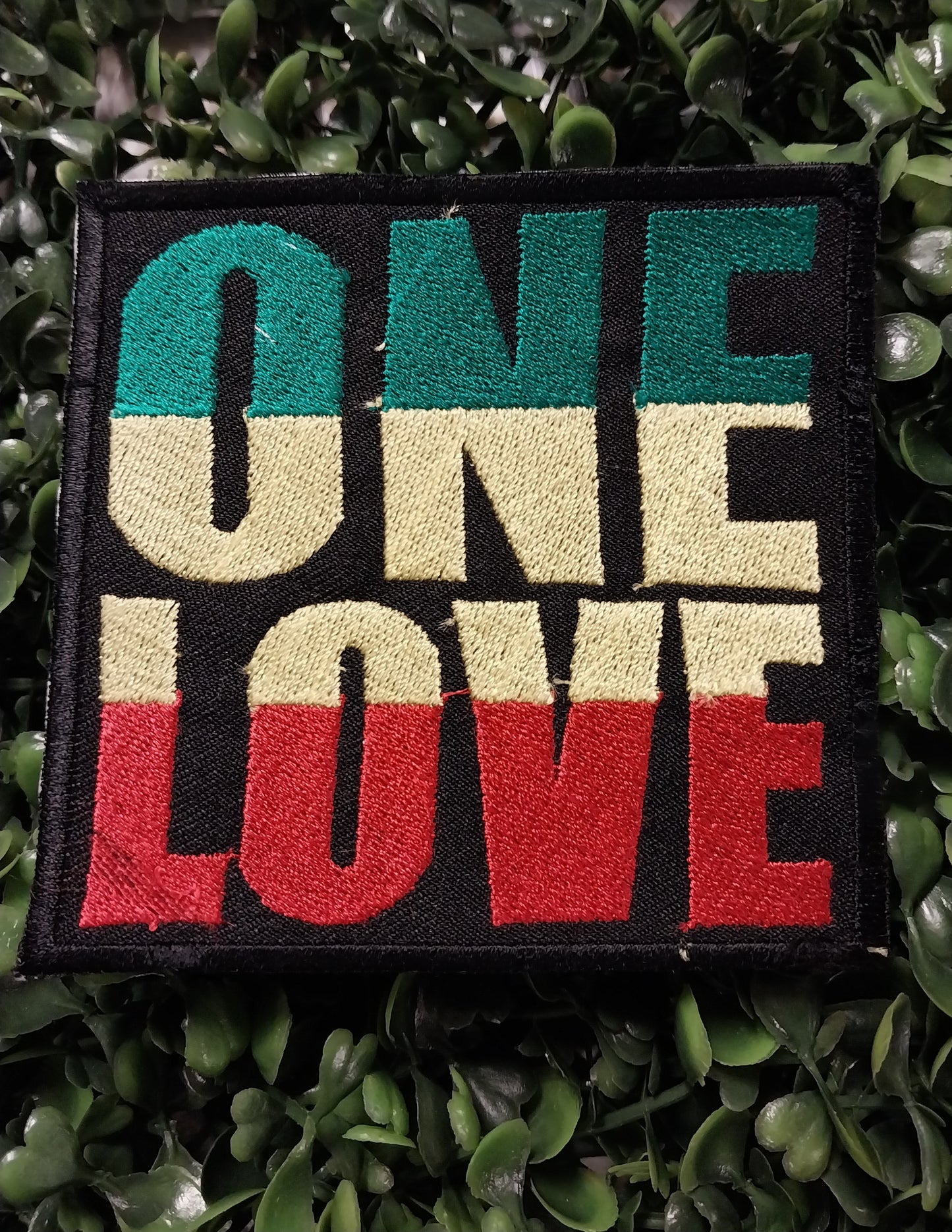 ONE LOVE Colorful -  Embroidered Patch