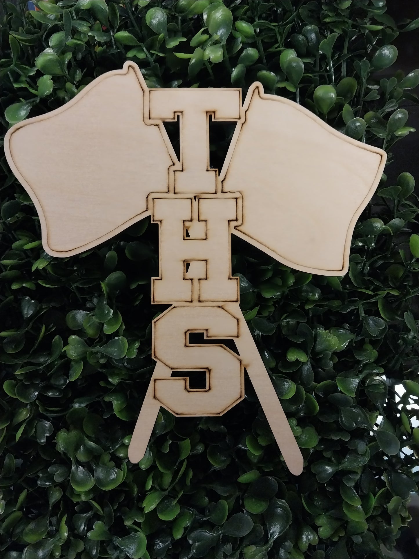 Custom School Initials 7"