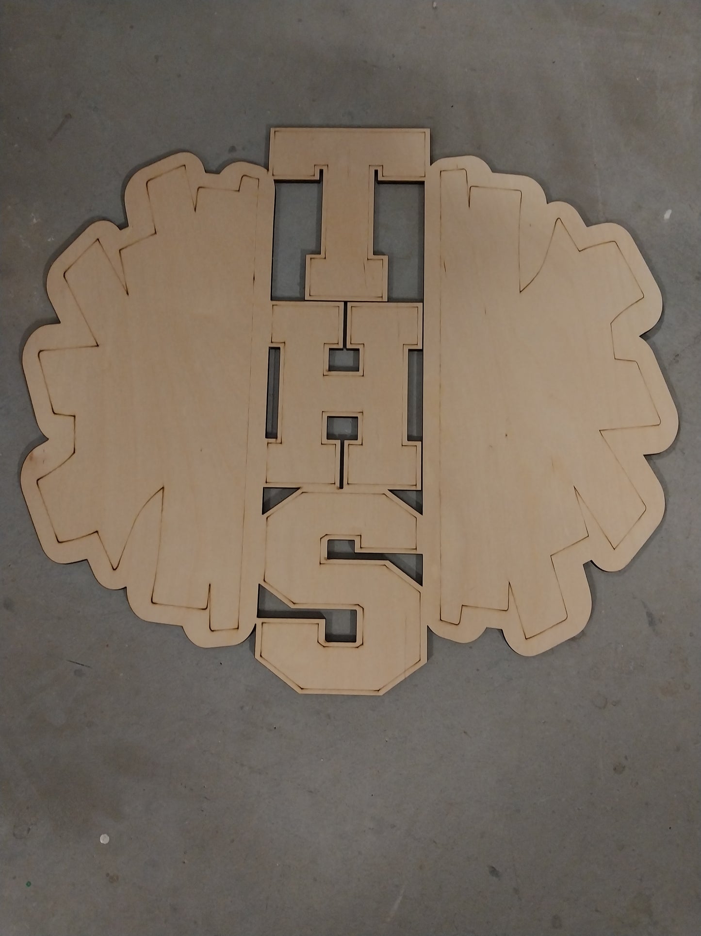 Custom School Initials 18"