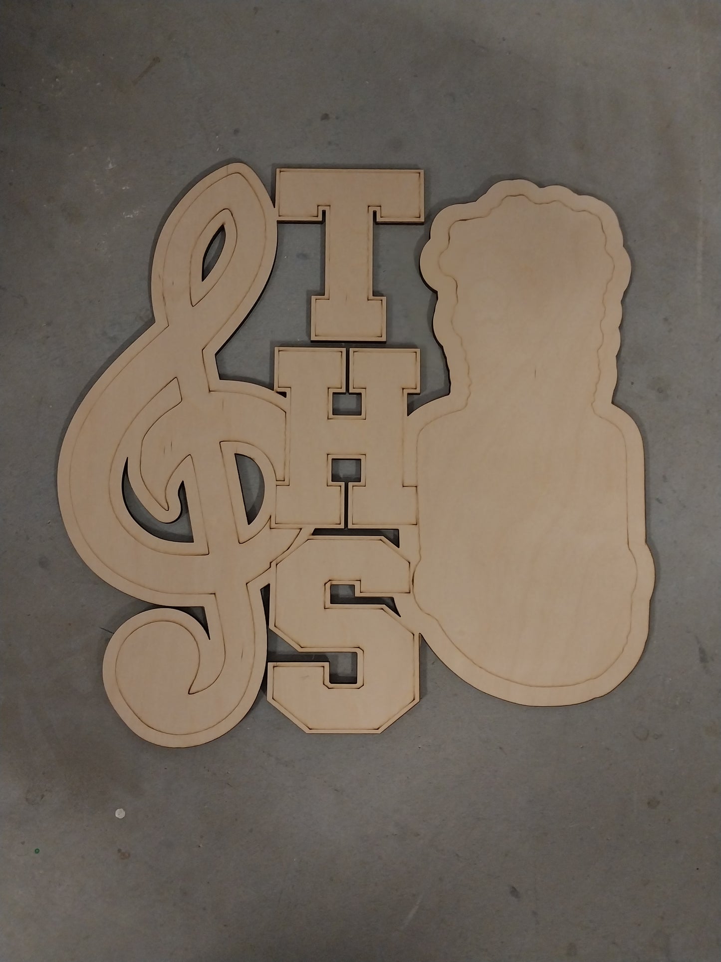 Custom School Initials 18"