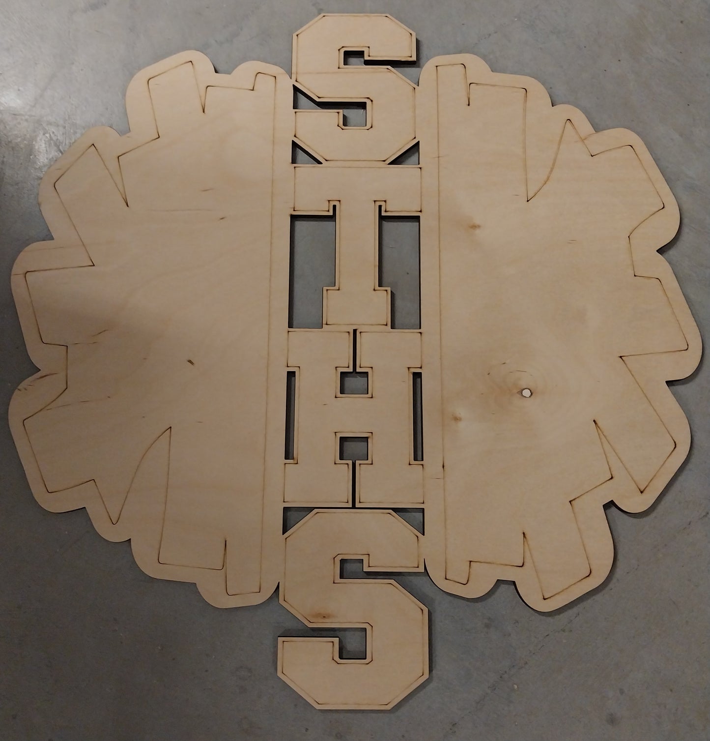 Custom School Initials 18"
