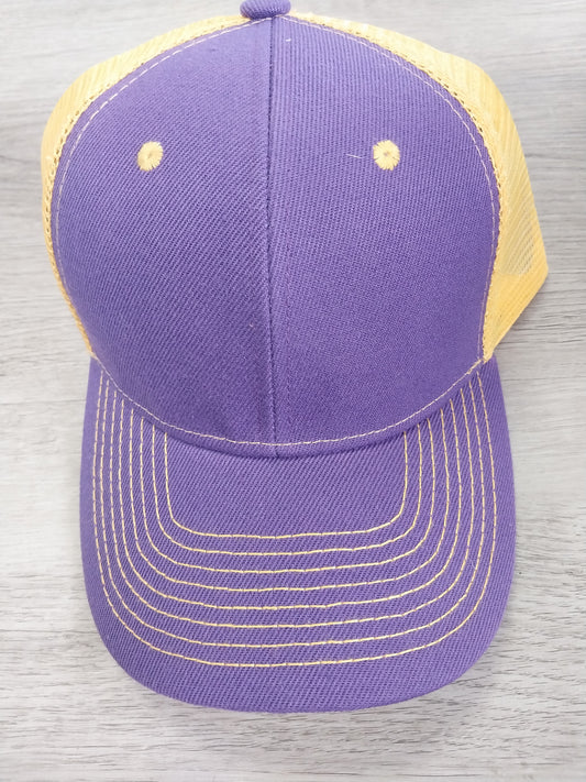 Blank Trucker Hats - Structured Mesh Bk Caps