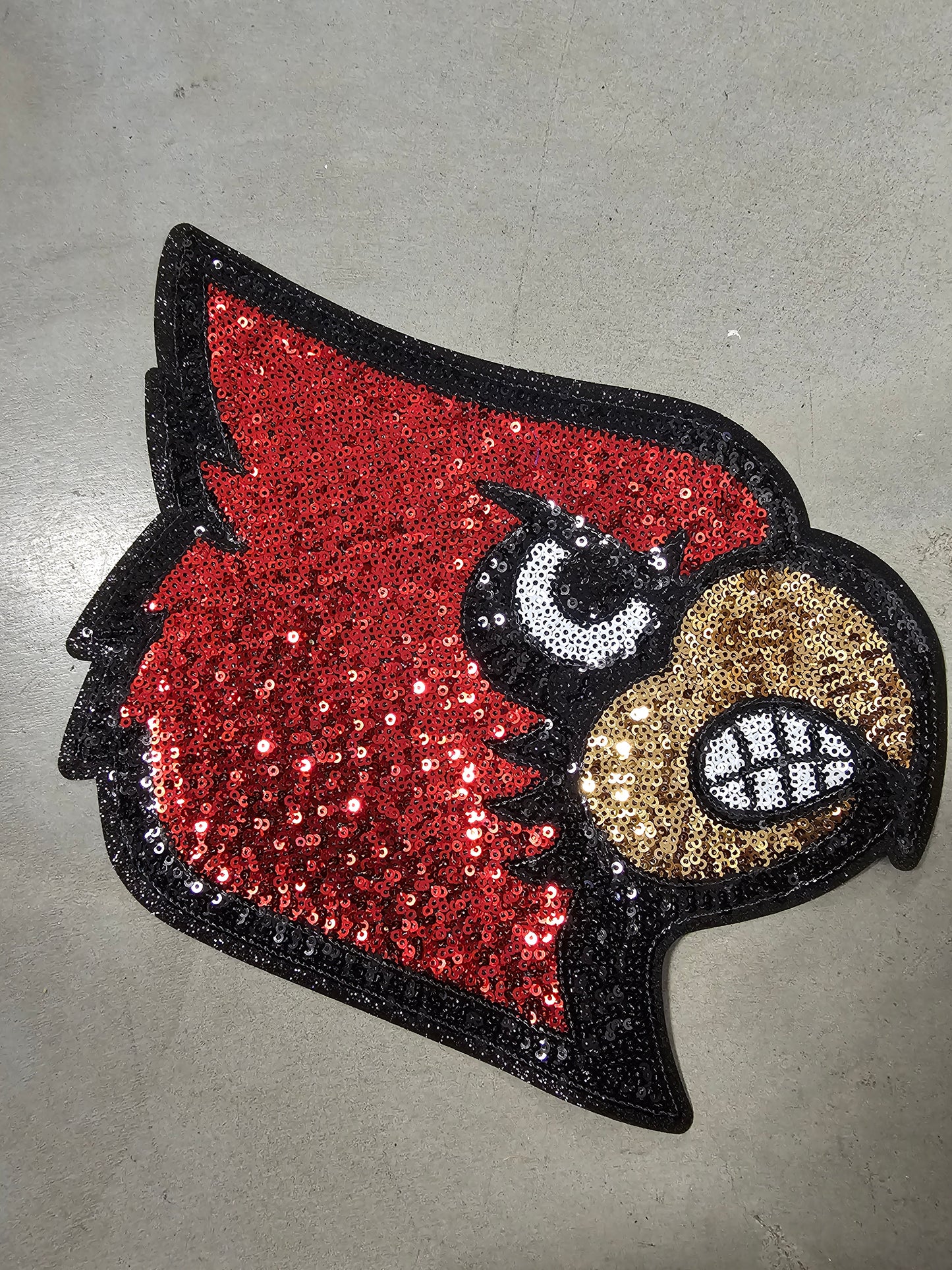 Mascot Sequin Head Patch