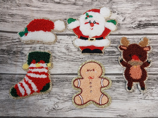 Christmas Chenille Patch