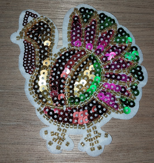 Turkey Sequin Patch