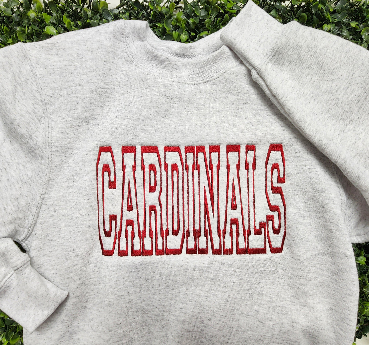 Embroidery Sweatshirt Collegiate Font Pre-Order