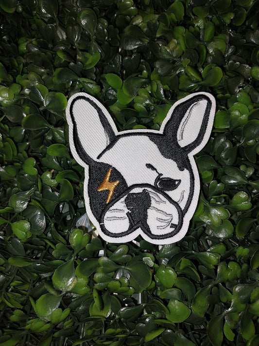 Boston Terrier Embroidered Patch