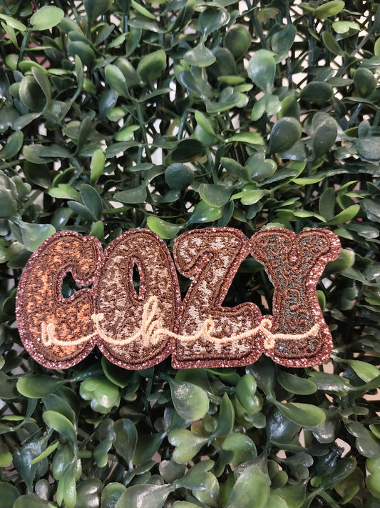 Cozy Vibes Hat Patch  3.5"