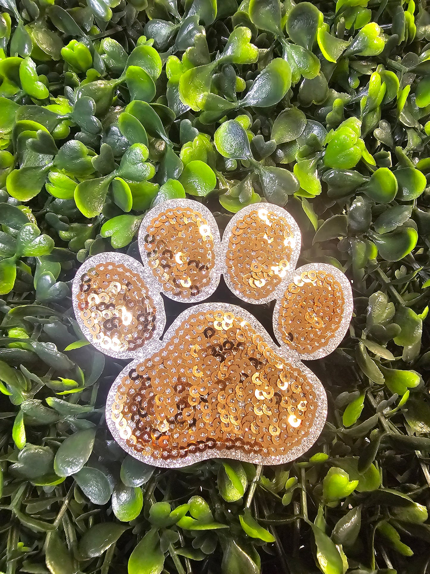 Paw  Sequin Patch