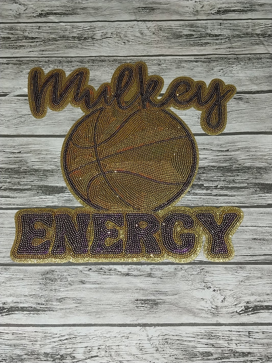Mulkeyl Energy -LSU  Sequin Patch