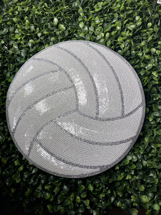Volleyball  Sequins Patch