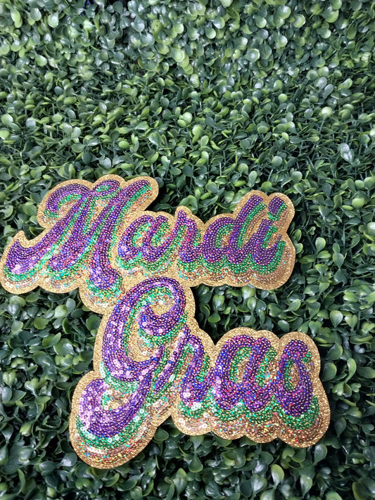 Mardi Gras - Sequin Patch (OSC)