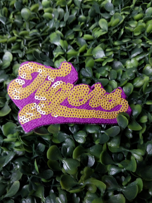 Tiger sequin Patch
