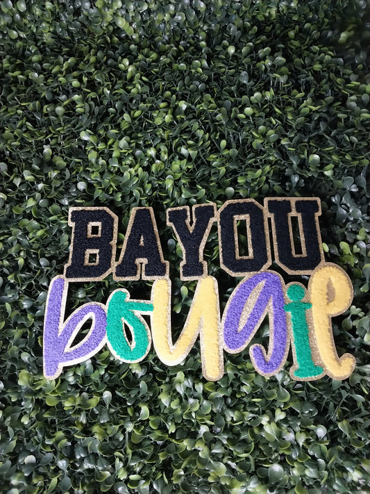 Bayou Bougie  Chenille Patch