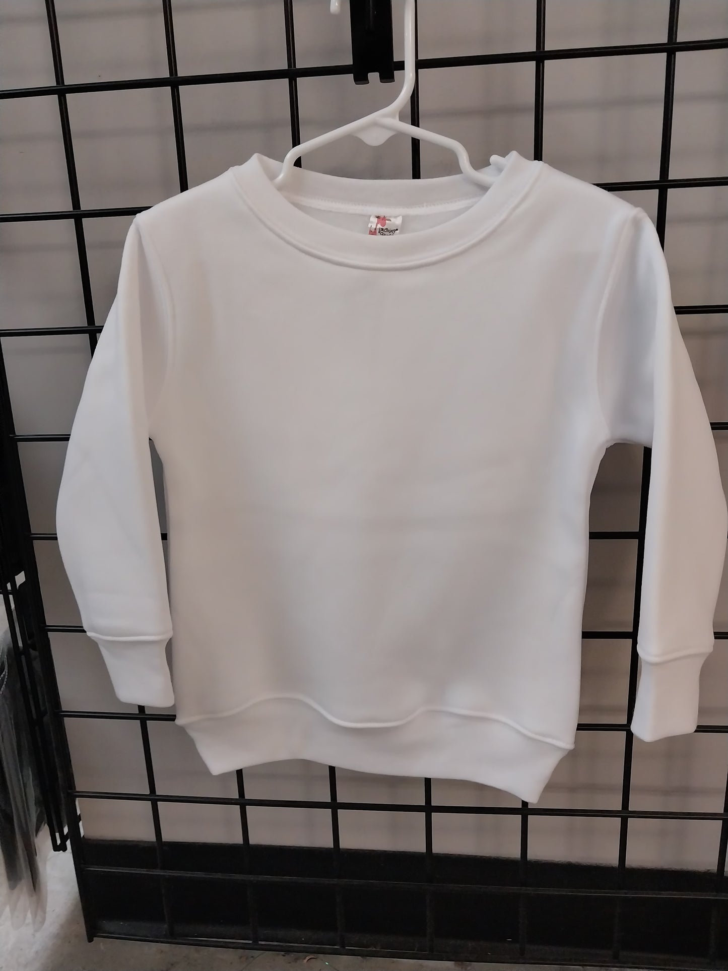 Laughing Giraffe Sublimation Sweatshirt - White
