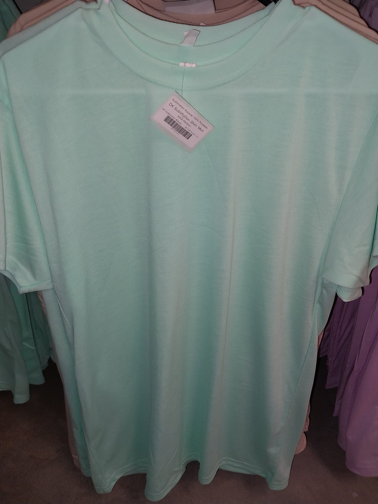 Mint Sublimation DK Polyester T-Shirts