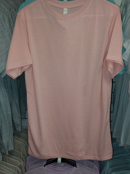 Peach Sublimation DK Polyester T-Shirts