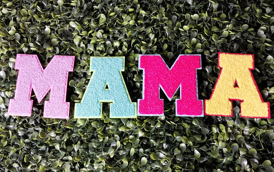 MAMA Letters chenille