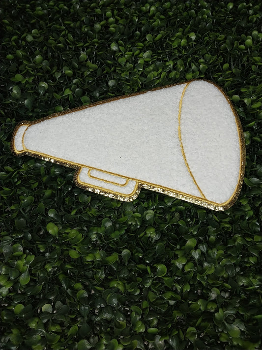 Megaphone  Chenille Patch