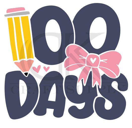 100 days pencil & bow (Direct To Film)