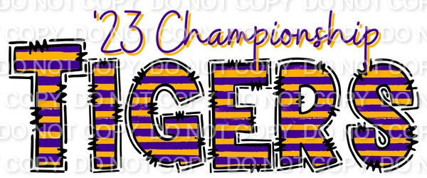 '23 Champtionship Tigers (Direct To Film)