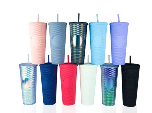24oz Matte Arcylic Studded Tumblers