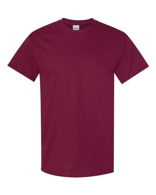 Maroon Gildan Heavy Cotton T-Shirt